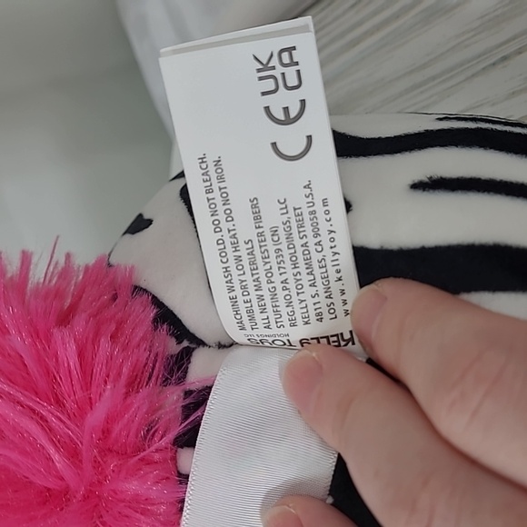 SQUISHMALLOWS Tracey The Zebra Stuffed Animal Plush Toy - 8" KellyToy - Picture 10 of 12